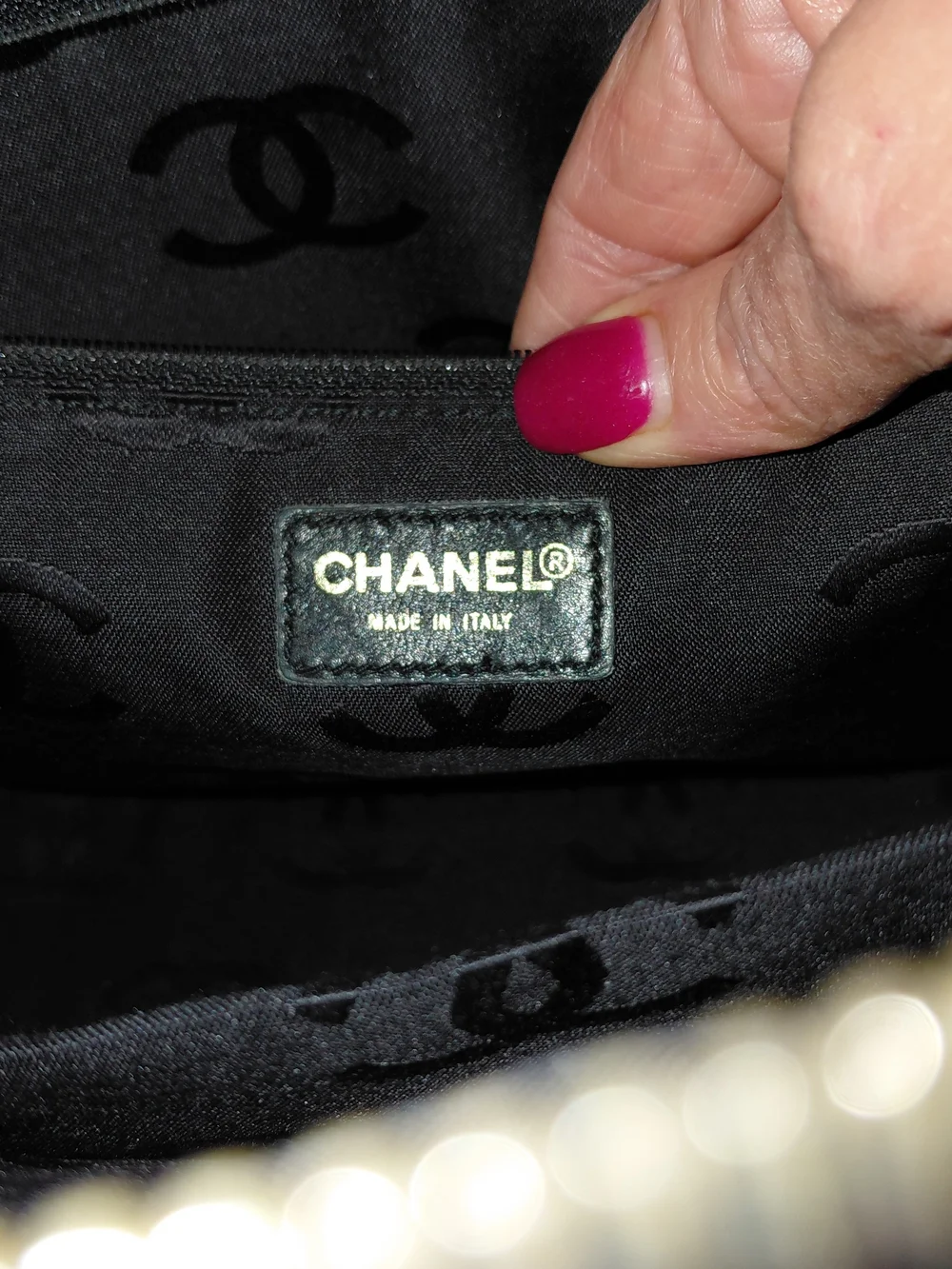 Vintage CHANEL Wild Stitch Bowler Bag Black Quilted Calfskin Leather!